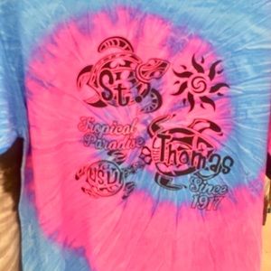 Blue and Pink Tie-Die